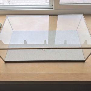 west elm Terrace Gold & Glass Jewelry Box